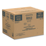 SOLO® Ultra Clear Cups, 12 oz, Plastic, 50 Cups/Bag, 20 Bags/Carton (DCCTP12S) Case of 1000