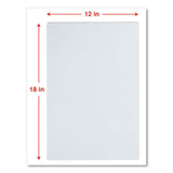 Universal® Laminating Pouches, 3 mil, 18" x 12", Gloss Clear, 25/Pack (UNV84640) Pack of 25