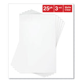 Universal® Laminating Pouches, 3 mil, 9" x 14.5", Gloss Clear, 25/Pack (UNV84630) Pack of 25