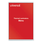 Universal® Laminating Pouches, 3 mil, 18" x 12", Gloss Clear, 25/Pack (UNV84640) Pack of 25
