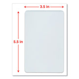 Universal® Laminating Pouches, 5 mil, 5.5" x 3.5", Gloss Clear, 25/Pack (UNV84679) Pack of 25