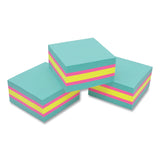 Post-it® Notes Super Sticky Self-Stick Notes Cube, 3" x 3", Bright Color Collection Colors, 360 Sheets/Pad, 3 Cubes/Pack (MMM2027SSAFG3PK) Pack of 3