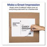 Avery® Shipping Labels with TrueBlock Technology, Laser Printers, 8.5 x 11, White, 25/Pack (AVE5265) Pack of 25