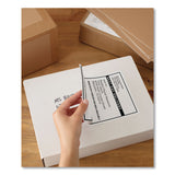 Avery® Shipping Labels w/ TrueBlock Technology, Laser Printers, 5.5 x 8.5, White, 2/Sheet, 100 Sheets/Box (AVE5126) Pack of 200