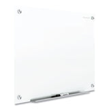 Quartet® Brilliance Glass Dry-Erase Boards, 24 x 18, White Surface (QRTG22418W) Each