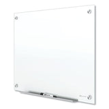 Quartet® Brilliance Glass Dry-Erase Boards, 48 x 48, White Surface (QRTG24848W) Each