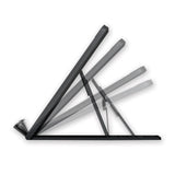 Kensington® SmartFit Easy Riser Laptop Cooling Stand, 13" x 9.5" x 0.8" to 7.1", Black, Supports 8 lbs (KMW50422) Each