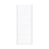 Avery® Dot Matrix Printer Mailing Labels, Pin-Fed Printers, 1.44 x 4, White, 5,000/Box (AVE4014) Box of 5000