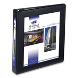 Avery® Framed View Heavy-Duty Binders, 3 Rings, 1" Capacity, 11 x 8.5, Black (AVE68054) Each