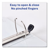 Avery® Framed View Heavy-Duty Binders, 3 Rings, 3" Capacity, 11 x 8.5, Black (AVE68037) Each