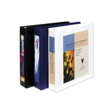 Avery® Framed View Heavy-Duty Binders, 3 Rings, 1.5" Capacity, 11 x 8.5, White (AVE68060) Each