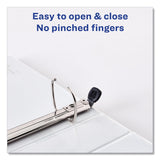 Avery® Framed View Heavy-Duty Binders, 3 Rings, 1.5" Capacity, 11 x 8.5, Navy Blue (AVE68059) Each