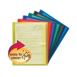 Smead™ Poly Side-Load Envelopes, Fold-Over Closure, 9.75 x 11.63, Assorted Colors, 6/Pack (SMD89669) Each