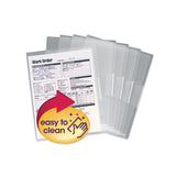 Smead™ Poly Translucent Project Jackets, Letter Size, Clear, 5/Pack (SMD85751) Pack of 5