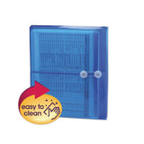 Smead™ Poly String and Button Interoffice Envelopes, Open-Side (Horizontal), 9.75 x 11.63, Transparent Blue, 5/Pack (SMD89522) Pack of 5