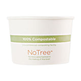 World Centric® No Tree Paper Bowls, 16 oz, 4.4" Diameter x 3"h, Natural, Sugarcane, 500/Carton (WORBOSU16) Case of 500