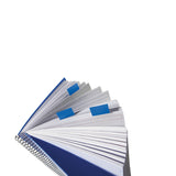 Post-it® Flags 0.94" Wide Flags with Dispenser, Bright Blue, Bright Green, Purple, 60 Flags (MMM70071493244) Each