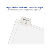 Avery® Avery-Style Preprinted Legal Bottom Tab Divider, 26-Tab, Exhibit B, 11 x 8.5, White, 25/PK (AVE11941) Pack of 25