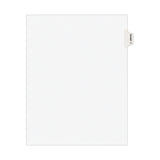 Avery® Avery-Style Preprinted Legal Side Tab Divider, Exhibit V, Letter, White, 25/Pack (AVE01392) Pack of 25