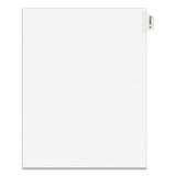 Avery® Avery-Style Preprinted Legal Side Tab Divider, 26-Tab, Exhibit A, 11 x 8.5, White, 25/Pack, (1371) (AVE01371) Pack of 25