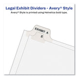 Avery® Avery-Style Preprinted Legal Bottom Tab Dividers, Exhibit V, Letter, 25/Pack (AVE12395) Pack of 25