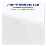 Avery® Avery-Style Preprinted Legal Bottom Tab Divider, 26-Tab, Exhibit B, 11 x 8.5, White, 25/PK (AVE11941) Pack of 25