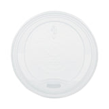 World Centric® PLA Lids for Hot Cups, Fits 10 oz to 20 oz Cups, White, 1,000/Carton (WORCULCS12) Case of 1,000