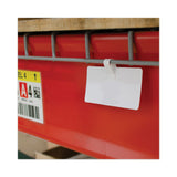 C-Line® Wire Rack Shelf Tag, Side Load, 3.5 x 1.5, White, 10/Pack (CLI87411) Pack of 10