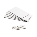 U Brands Dry Erase Magnetic Tape Strips, 2" x 0.88", White, 25/Pack (UBRFM2418) Pack of 25