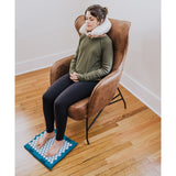 Kanjo Acupressure Travel Set Foot Mat: 1 X 14 X 16 Inch / Neck Pillow: 5 X 12 X 13 Inch (1243948_EA) 1/EA