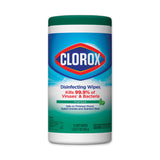 Clorox® Disinfecting Wipes, 1-Ply, 7 x 8, Fresh Scent, White, 75/Canister, 6 Canisters/Carton (CLO01656) 6 Canisters of 75
