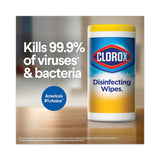 Clorox® Disinfecting Wipes, 1-Ply, 7 x 8, Fresh Scent/Citrus Blend, 35/Canister, 3/Pack, 5 Packs/Carton (CLO30112CT) 5 Packs of 3 Canisters