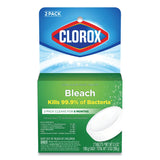 Clorox® Automatic Toilet Bowl Cleaner, 3.5 oz Tablet, 2/Pack, 6 Packs/Carton (CLO30024CT) Case of 12