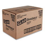 Glad® OdorShield Tall Kitchen Drawstring Bags, 13 gal, 0.72 mil, 24" x 27.38", White, 80 Bags/Box, 3 Boxes/Carton (CLO78899) Case of 240