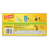 Glad® OdorShield Tall Kitchen Drawstring Bags, 13 gal, 0.95 mil, 24" x 27.38", White, 80/Box (CLO78900BX) Box of 80