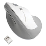 Kensington® Pro Fit Ergo Vertical Wireless Mouse, 2.4 GHz Frequency/65.62 ft Wireless Range, Right Hand Use, Gray (KMW75520) Each