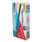 Paper Mate® Write Bros. Ballpoint Pen, Stick, Medium 1 mm, Black Ink, Black Barrel, Dozen (PAP3331131C) 1 Dozen