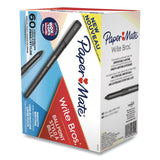 Paper Mate® Write Bros. Ballpoint Pen Value Pack, Stick, Medium 1 mm, Black Ink, Black Barrel, 60/Pack (PAP4621401C) Pack of 60