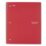 Five Star® Wirebound Notebook with Eight Pockets, 5-Subject, Wide/Legal Rule, Randomly Assorted Cover Color, (200) 10.5 x 8 Sheets (MEA51016) Each