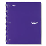 Five Star® Wirebound Notebook with Eight Pockets, 5-Subject, Wide/Legal Rule, Randomly Assorted Cover Color, (200) 10.5 x 8 Sheets (MEA51016) Each