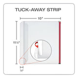 Cardinal® Expanding Zipper Binder Pocket, 8.5 x 11, Assorted Colors, 5/Pack (CRD14650) Pack of 5