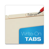 Oxford™ Write-On Tab Dividers, 5-Tab, 11 x 8.5, Manila, 20 Sets (OXF13V) Box of 20