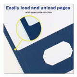 Avery® Two-Pocket Folder, 40-Sheet Capacity, 11 x 8.5, Dark Blue, 25/Box (AVE47985) 1 Pack of 25