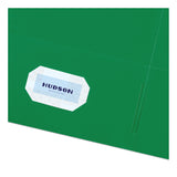 Avery® Two-Pocket Folder, 40-Sheet Capacity, 11 x 8.5, Green, 25/Box (AVE47987) 1 Pack of 25