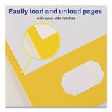 Avery® Two-Pocket Folder, 40-Sheet Capacity, 11 x 8.5, Yellow, 25/Box (AVE47992) 1 Pack of 25