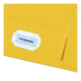 Avery® Two-Pocket Folder, 40-Sheet Capacity, 11 x 8.5, Yellow, 25/Box (AVE47992) 1 Pack of 25