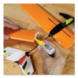 Gorilla® Super Glue with Brush and Nozzle Applicators, 0.35 oz, Dries Clear (GOR7500101) Each