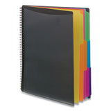 Smead™ Poly Project Organizer, 12 Letter-Size Sleeves, Gray with Bright Pockets (SMD89207) Each