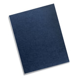 Fellowes® Expressions Linen Texture Presentation Covers for Binding Systems, Navy, 11 x 8.5, Unpunched, 200/Pack (FEL52098) Pack of 200