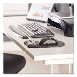Fellowes® Gel Crystals Keyboard Wrist Rest, 18.5 x 2.25, Black (FEL9112201)